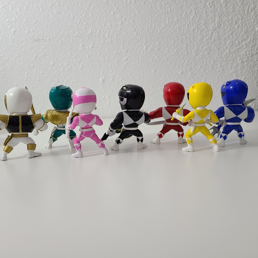 Jada Toys Metals Die Cast Power Rangers 4" classic collectible 7 figures - Picture 5 of 8